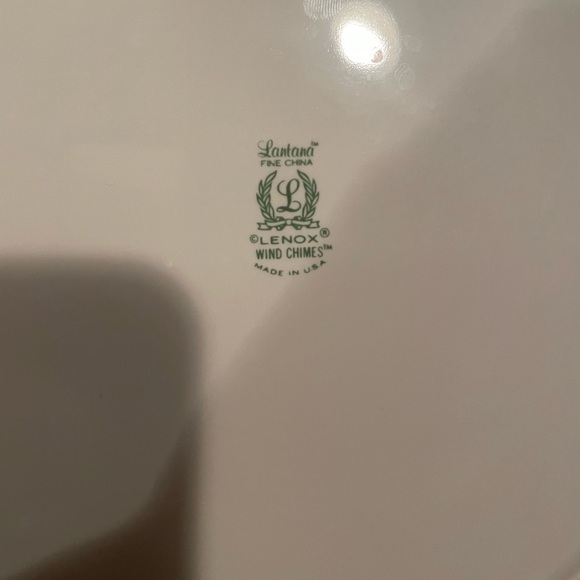 Beautiful rare Lenox wind chimes diner plate - Picture 2 of 3